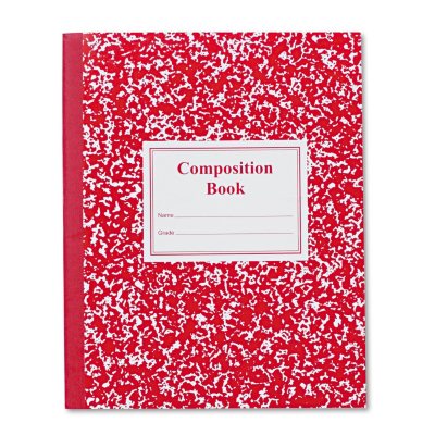 Roaring Spring Grade School Ruled Composition Book, 9-3/4 x 7-3/4, WE/BE, 50 Pages