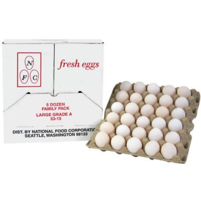Fresh Large Grade A Eggs - 5 doz.