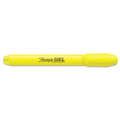 Sharpie - Gel Highlighter, Fluorescent Yellow, Bullet - 2 ct.