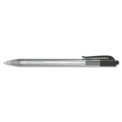 Paper Mate InkJoy 100 RT Retractable Ballpoint Pen - 1.0 mm - Black Ink - 12 Pack