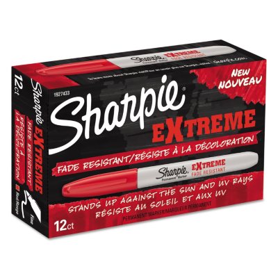 Sharpie Extreme Maker, Fine Point, Red, 12pk.