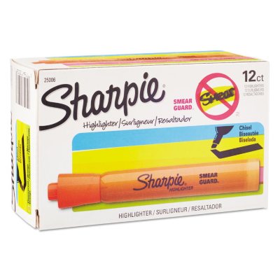 Sharpie Accent - Accent Tank Style Highlighter, Chisel Tip, Orange - 12 ct.