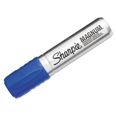 Sharpie - Magnum Oversized Permanent Marker, Chisel Tip -  Blue