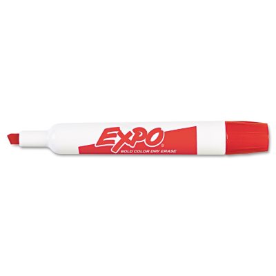 EXPO - Dry Erase Marker, Chisel Tip, 12 Pack - Various Colors