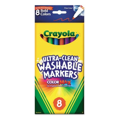 UPC 071662078362 product image for Crayola - Washable Markers, Fine Point, Bold Colors - 8/Set | upcitemdb.com