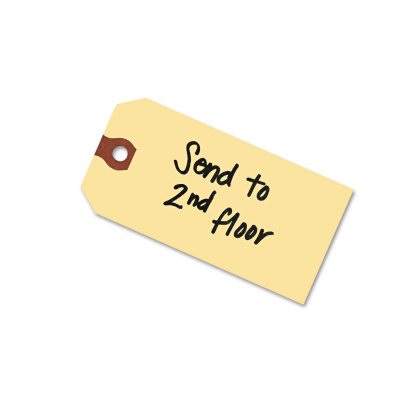 Avery - Shipping Tags, 6 1/4 x 3 1/8, Manila, 1,000 Pack