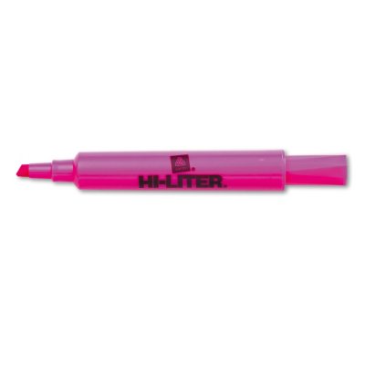 HI-LITER - Desk Style Highlighter, Chisel Tip, Pink - 12/Pack
