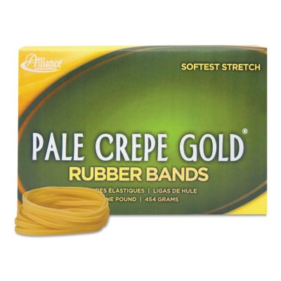 Alliance Pale Crepe Gold Rubber Bands