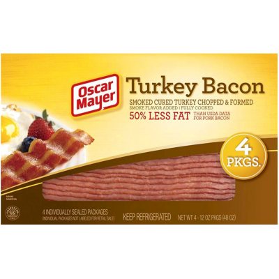 Oscar Mayer Turkey Bacon - 12 oz. - 4 pk.