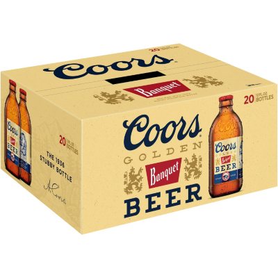 Coors Banquet Beer 12 Fl Oz Bottle 20 Pk Sam S Club