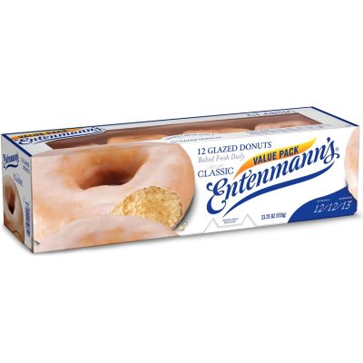 Entenmann's Glazed Donuts - 23.25 oz. - 12 ct.