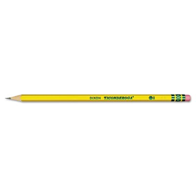 Ticonderoga - Woodcase Pencil, HB #2, Yellow Barrel - 12 Pencils