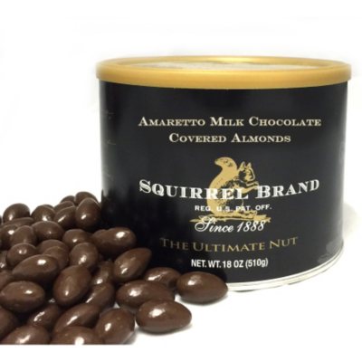Amaretto Chocolate Almonds 18oz. Tin 2Pack 10 + free shipping