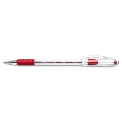 Pentel - R.S.V.P. Ballpoint Stick Pen, Red Ink, Fine - 12 Pens