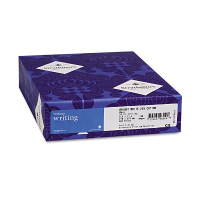 Strathmore - Writing 25% Cotton Fine Paper, 24lb, Ivory - Ream