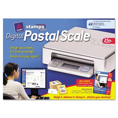 Avery Digital Postal Scale, 25 lb Capacity