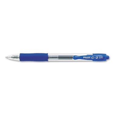Pilot - G2 Gel Roller Ball, Retractable, Extra Fine, Blue - 12 Pens