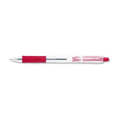 Pilot - EasyTouch Ballpoint Retractable Pen, Red Ink, Medium - 12 Pens