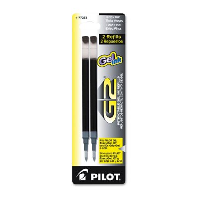 Pilot - Refill for G2 Gel, Dr. Grip Gel/Ltd, ExecuGel G6, Q7, Ex Fine, Blue - 2 Pack