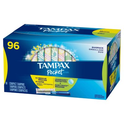 UPC 073010711884 product image for Tampax Duopack Pocket Pearl Tampons, Unscented (96 ct.) | upcitemdb.com