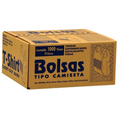 T-Shirt Gracias Carryout Bags - 1,000 ct.