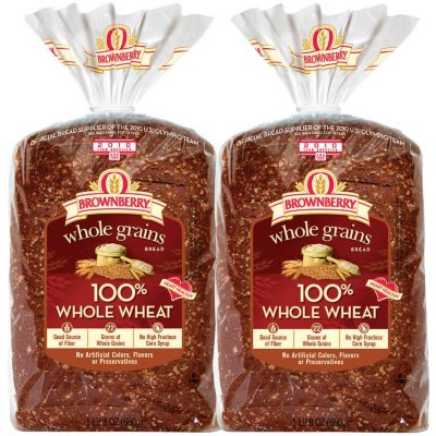 Brownberry 100% Whole Wheat - 24 oz. - 2 pk. 