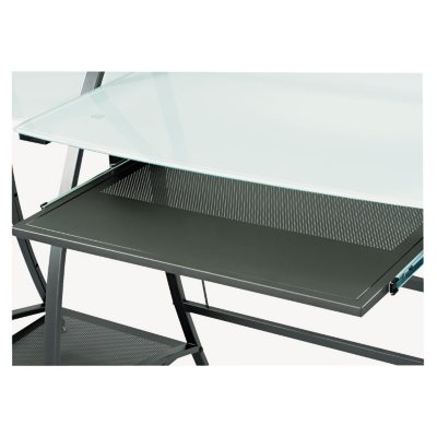 Safco Xpressions Keyboard Tray - Steel - Black