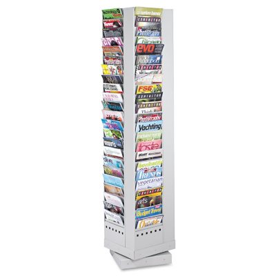 Safco® Steel Rotary Magazine Rack