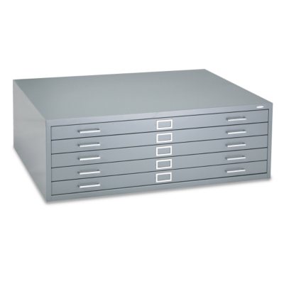 Safco - Steel Flat File, 5-Drawer - Various Sizes