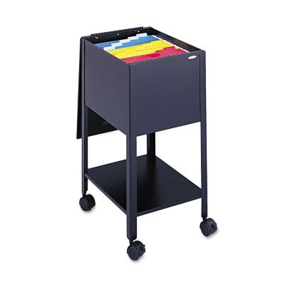Safco - Economy Metal Tub File With Hinged Top, Letter, 13-1/2"W x 17-1/2"D - Various Colors