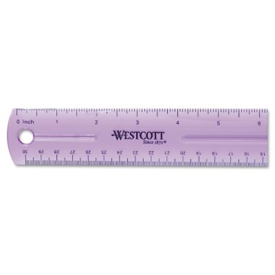Westcott - 12" Jewel Colored Ruler
