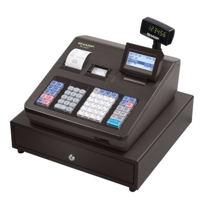 Sharp XE-A407 Cash Register, 7000 LookUps, 99 Dept - 40 Clerk