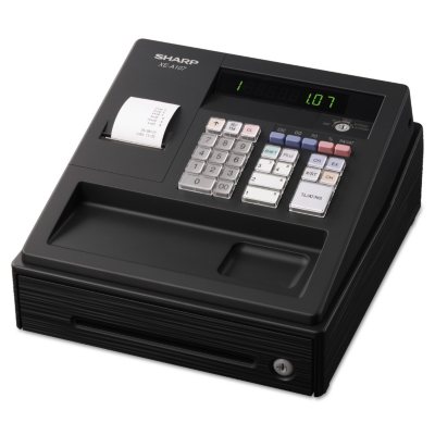 UPC 074000049796 product image for Sharp XEA107 Cash Register - 80 LookUps - 8 Dept - 4 Clerk | upcitemdb.com