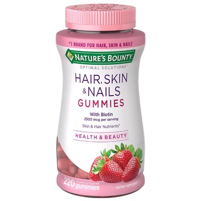 UPC 074312568084 product image for Nature's Bounty Hair, Skin & Nails Gummies (220 ct.) | upcitemdb.com
