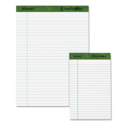 Ampad Envirotec 100% Recycled Perforated Pads