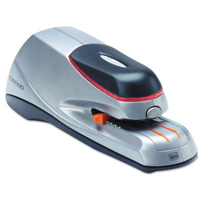Swingline Optima Electric Stapler, 20-Sheet Capacity, Silver