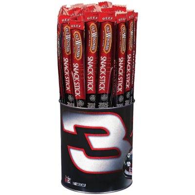 Old Wisconsin Beef Sticks NASCAR Tin - Dale Earnhardt