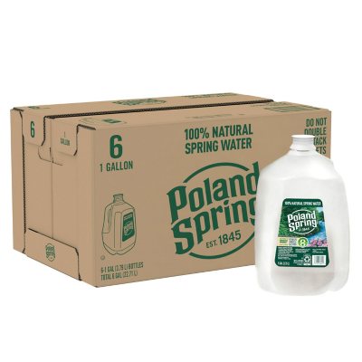 UPC 075720005048 product image for Poland Spring 100% Natural Spring Water (1 gal, 6 pk.) | upcitemdb.com