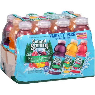 Poland Spring Nature's Blends Variety Pack - 16 fl. oz. - 12 pk.