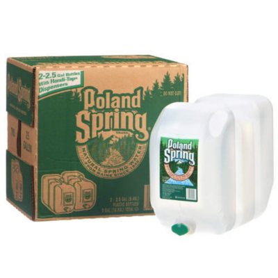 UPC 075720005055 product image for Poland Spring 100% Natural Spring Water (2.5 gal, 2 pk.) | upcitemdb.com