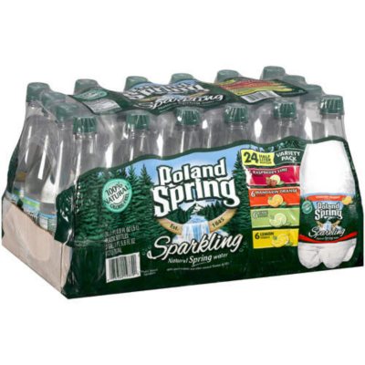 UPC 075720904174 product image for Poland Spring Sparkling Natural Spring Water Variety (.5 L bottles, 24 pk.) | upcitemdb.com