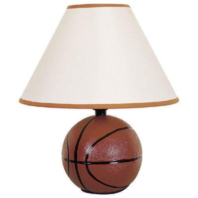 Accent Ceramic Basketball Lamp