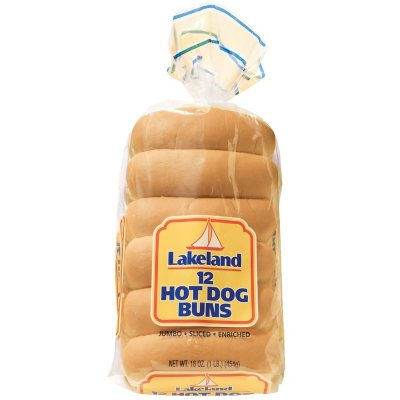 Lakeland Jumbo Coney Hot Dog Buns - 16 oz. - 2 pk.