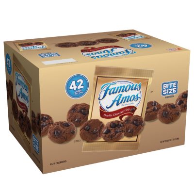 UPC 076677100589 product image for Famous Amos Double Chocolate Chip (42 ct.) | upcitemdb.com