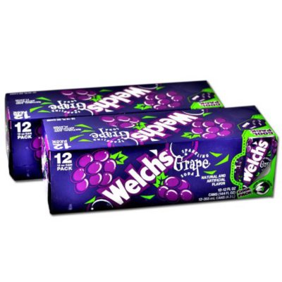 Welch's Grape Soda - 12 oz. cans - 12 pk.