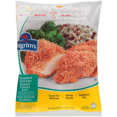 Pilgrim's® Breaded Chicken Breast Fillets with Rib Meat - 48 oz.
