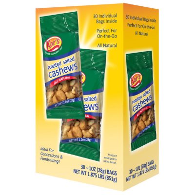 Kar's Nuts 1 oz. Salted Cashews - 30 ct.
