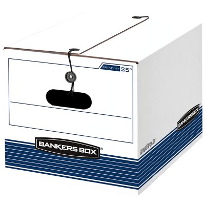Bankers Box Liberty Max Strength Storage Box - Letter/Legal - 12 Pack