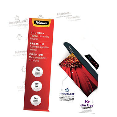 Fellowes ImageLast Laminating Pouches with UV  FEL52040