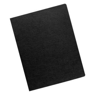 Fellowes - Linen Texture Binding System Covers, 11-1/4 x 8-3/4, Black -  200/Pack
